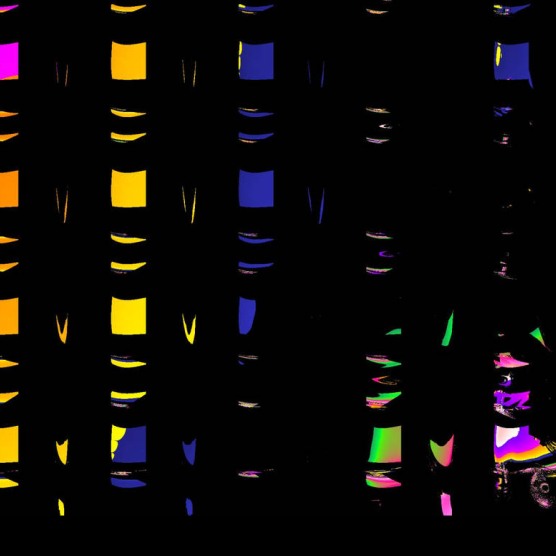 Cover zur Geschichte 'Die Zeitsparkasse' : Verschiedene Zeitnoten. Ein Computerkunstbild mittels eines vom Autor geschriebenen Fraktl-Programms berechnet.
